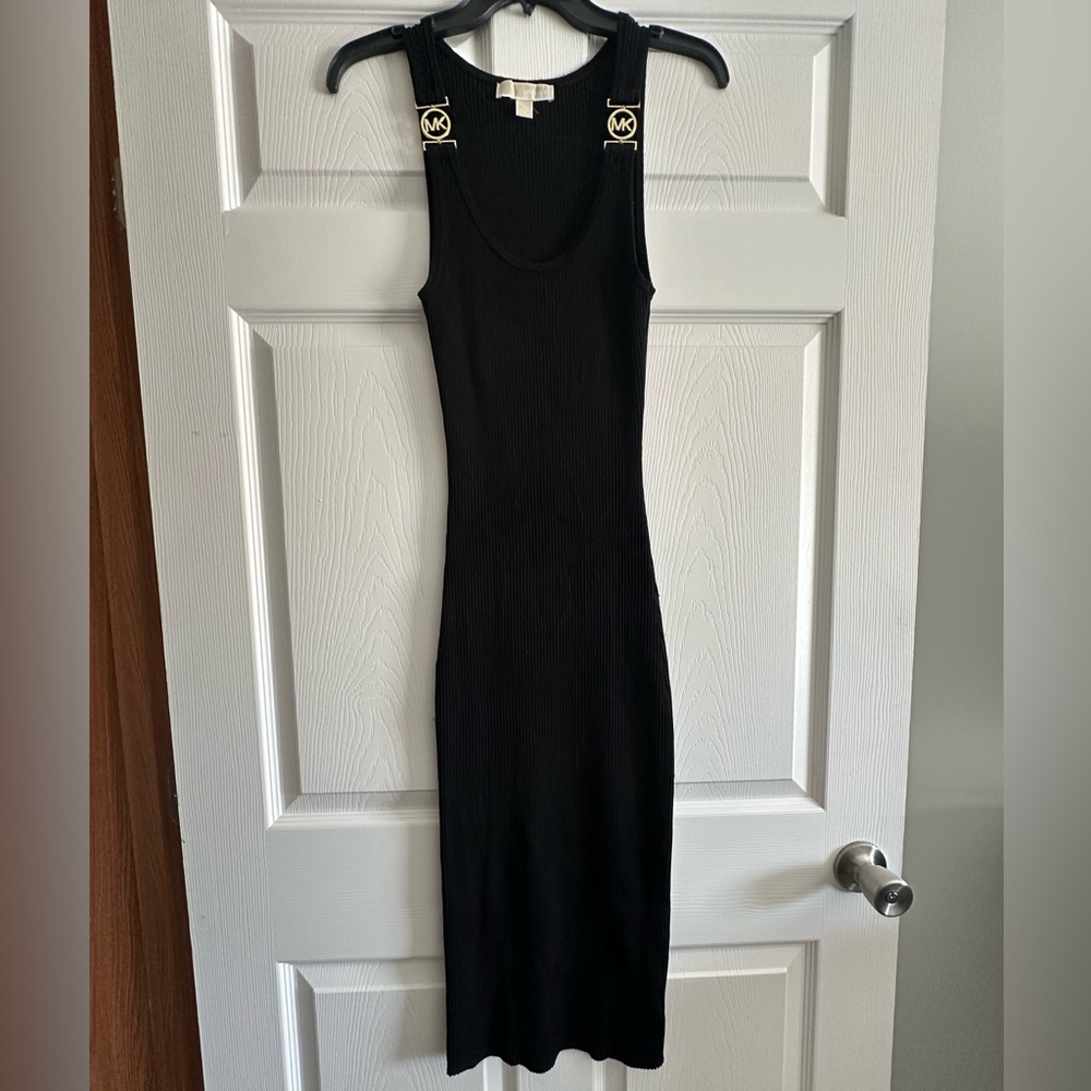 Michael Kors Viscose Low Cut Dress